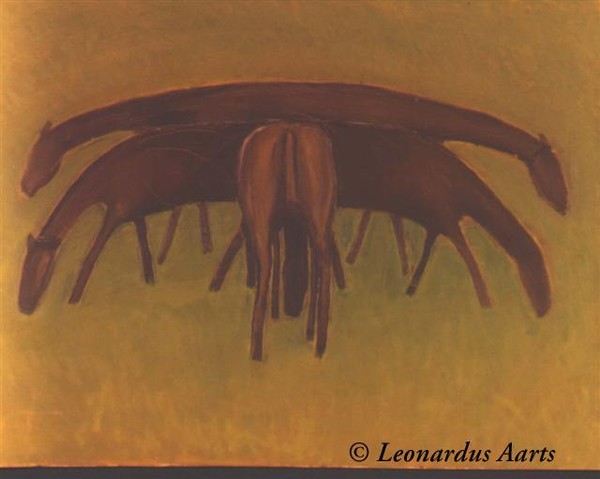 'PAARDEN' (HORSES) BY NARDUS VAN DE VEN 